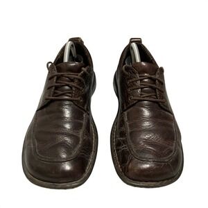 Born Handcrafted Footwear Mens‎ 9.5 Leather Brown Lace Up Comfort Casual Shoes